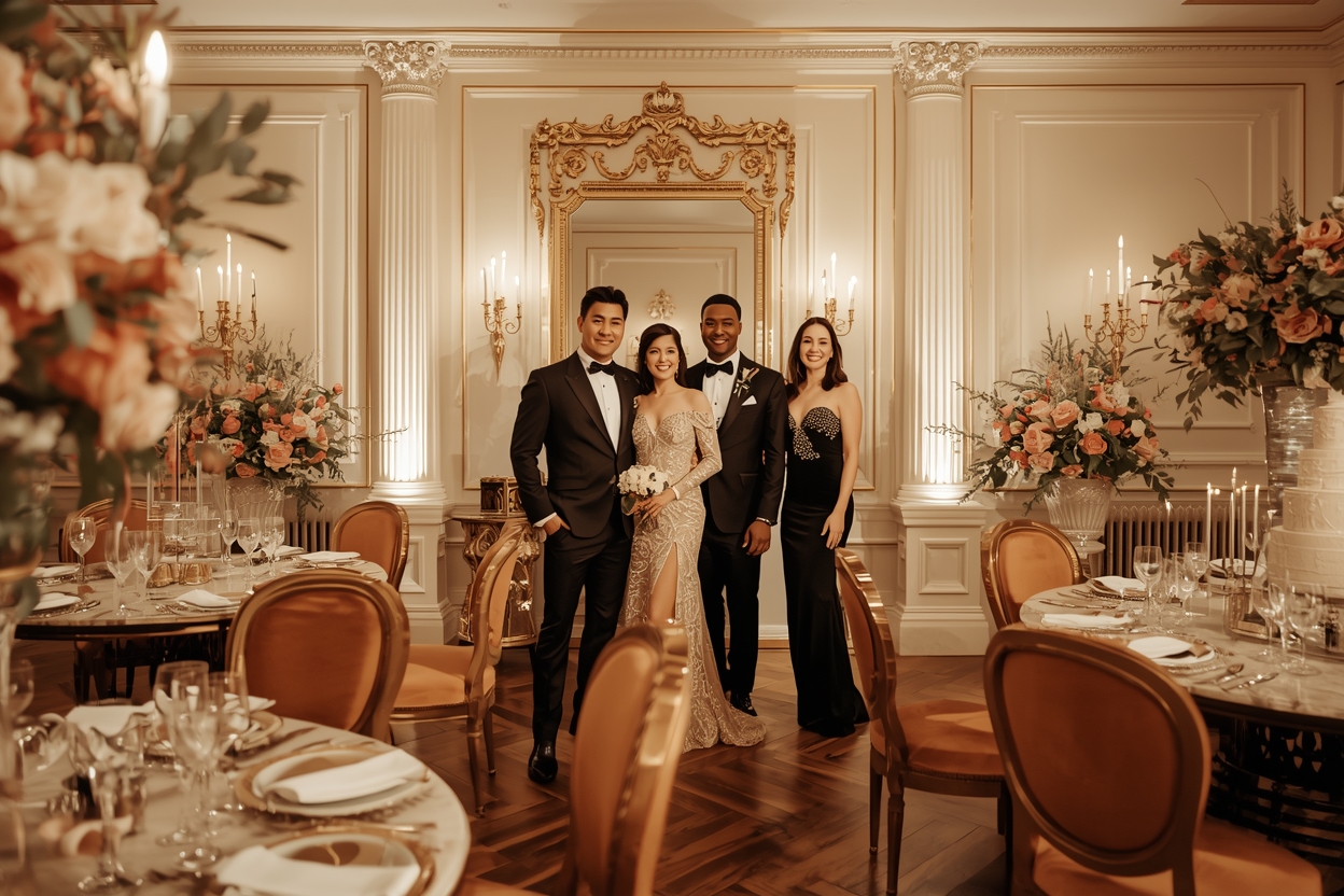 Elegant private celebration setup